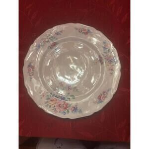 The Wentworth Bone China Floral Dinner Plate by Thomas Avery Pottery